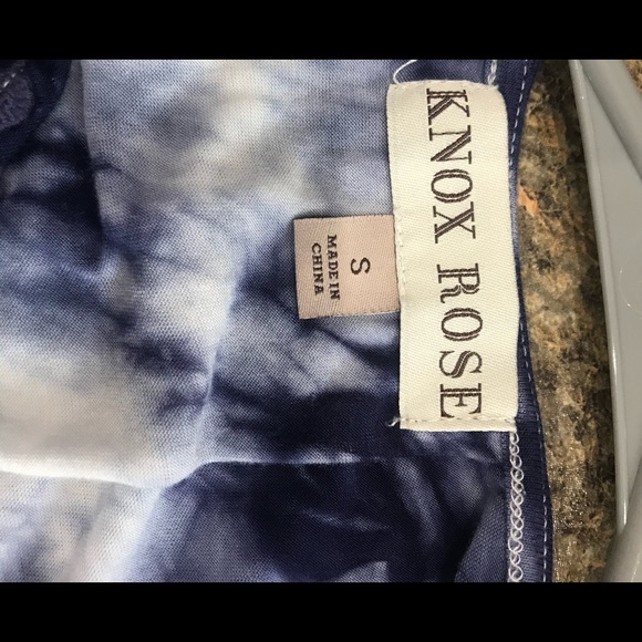 Knox Rose Purple Tie Dye Sleeveless Tank Top - Picture 3 of 3